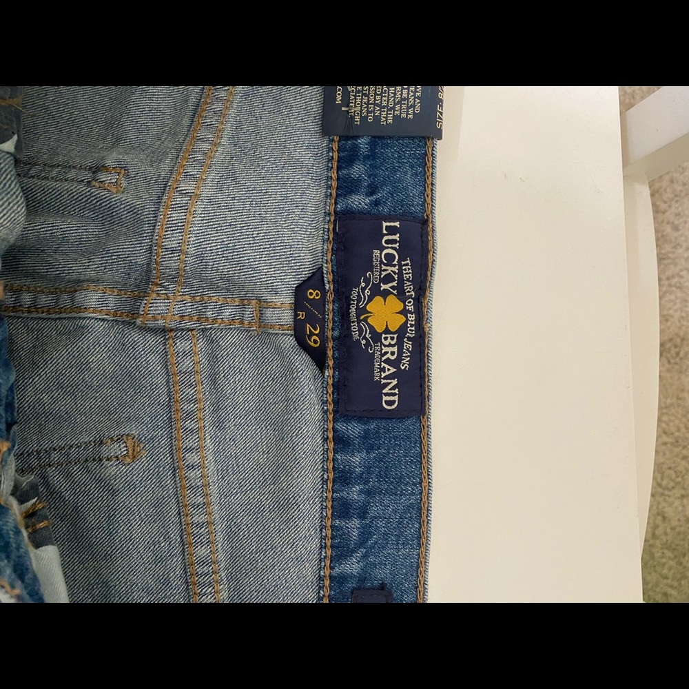 Lucky Brand Sweet Straight Distressed Jeans - Picture 7 of 7
